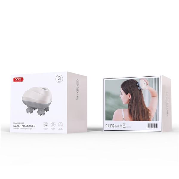 MASAJEADOR DE CABEZA CON 4 ROTORES FG03 XO