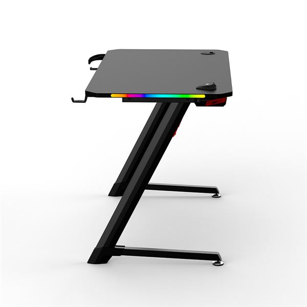 MESA GAMING PRO1700 FIBRA CARBONO LUZ RGB MUVIP