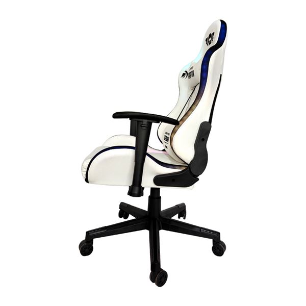 SILLA GAMING RGB SERIE RAPTOR LEGENDARY BLANCA CROMAD