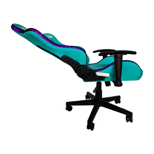 SILLA GAMING RGB SERIE RAPTOR LEGENDARY VERDE CROMAD