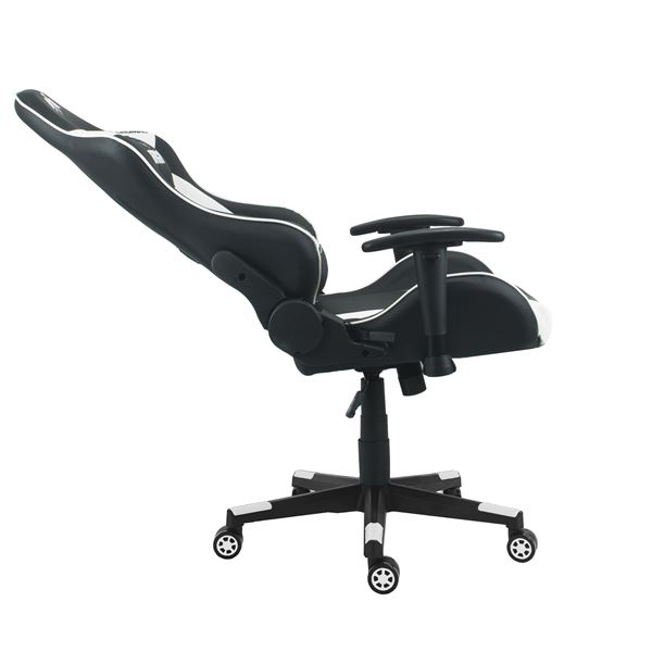 SILLA GAMING SERIE DRAGÓN BLANCA CROMAD