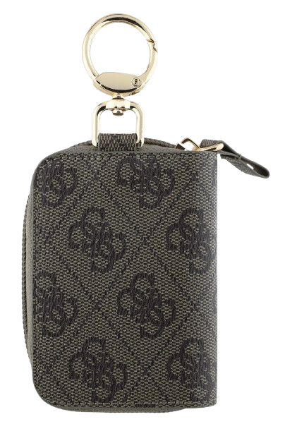 GUESS MONEDERO/TARJETERO 4G TRIANGLE MARRON