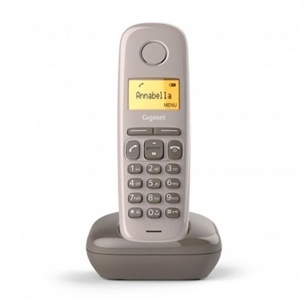 TELÉFONO DECT GIGASET A170 MARRON | LCD 1.5" | FUNCION ALARMA