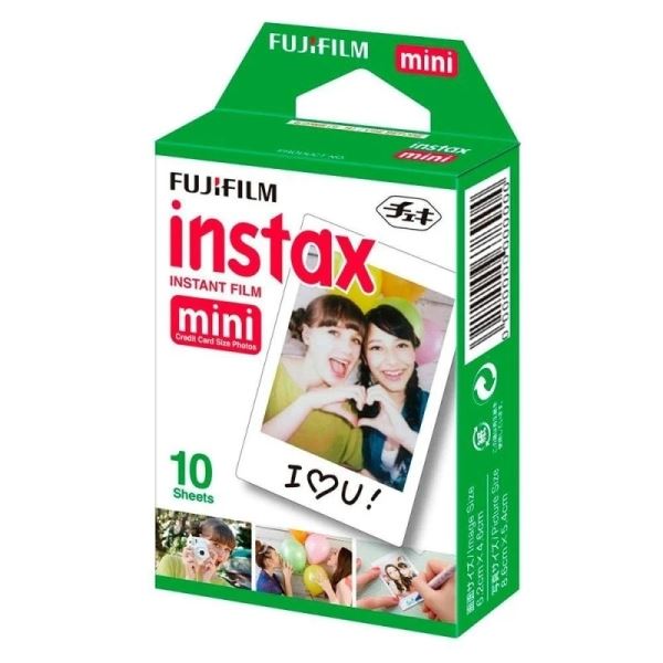 PACK PELICULA PARA 10 FOTOS INSTANTANEAS INSTAX MINI FUJIFILM
