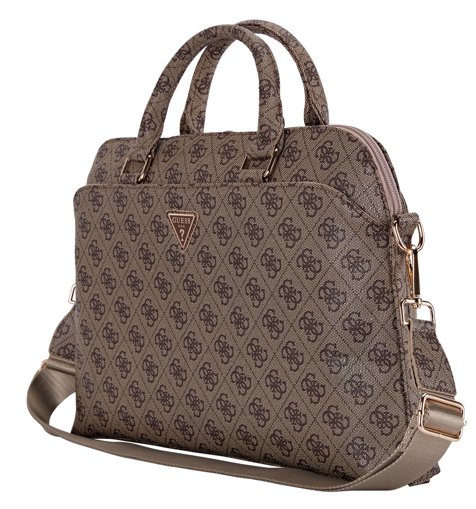 GUESS MALETIN 4G ZIPPER PORTATILES 13"- 15" MARRON