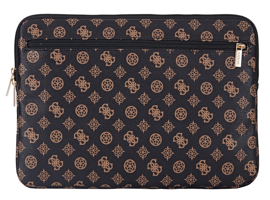 GUESS FUNDA PEONY POCKET PORTATIL 13"- 14" NEGRO