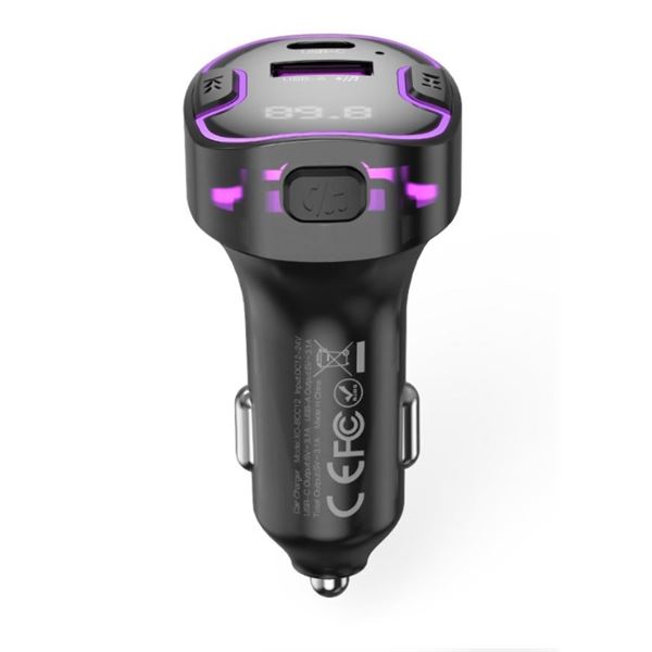 TRANSMISOR FM BCC12 BLUETOOTH + USB + TIPO C XO
