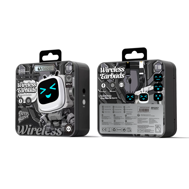  Auriculares intrauditivos TWS con Bluetooth y LED BN