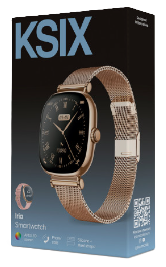 KSIX SMARTWATCH IRIA NEGRO
