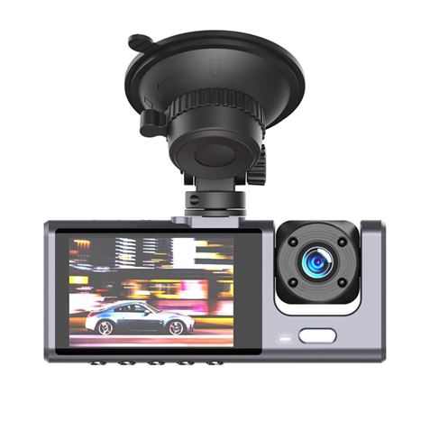 CAMARA DUAL FULL HD PARA VEHICULOS DASHCAM XJ03 XO