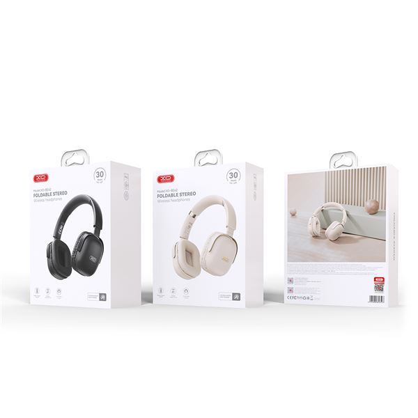 AURICULAR BLUETOOTH BE41 ANC, HASTA 115 HORAS DE MÚSICA NEGRO XO