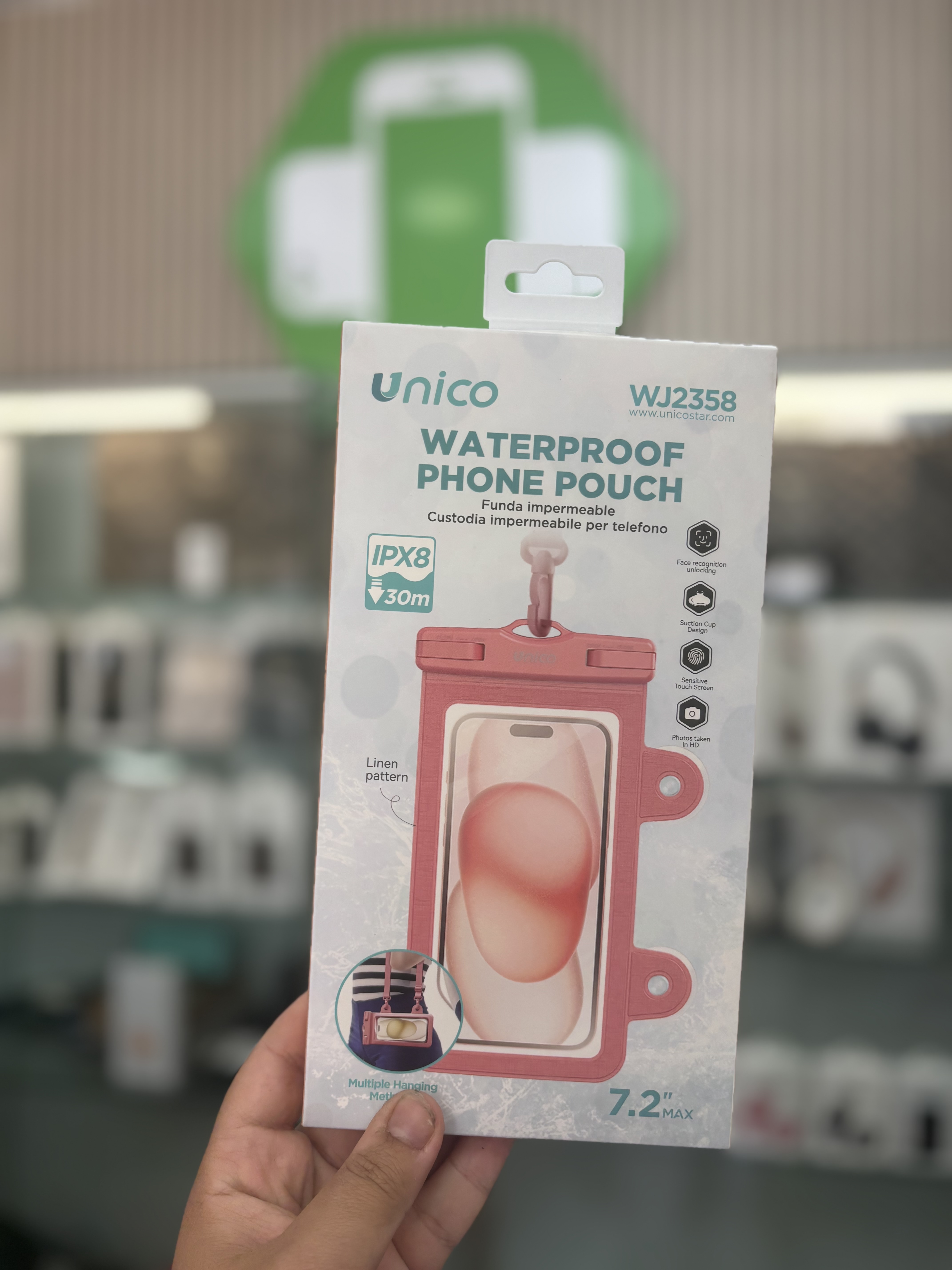 FUNDA PARA MÓVIL RESISTENTE AL AGUA IP68