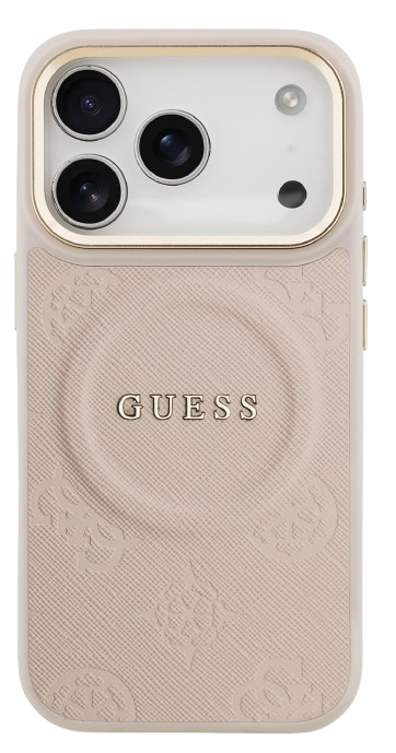 GUESS CARCASA MAGSAFE PEONY IPHONE 17 PRO MAX ROSA
