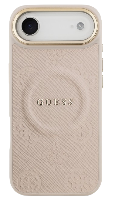 GUESS CARCASA MAGSAFE PEONY IPHONE 17 PLUS ROSA