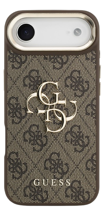 GUESS CARCASA 4G SOPORTE CAMARA IPHONE AIR MARRON