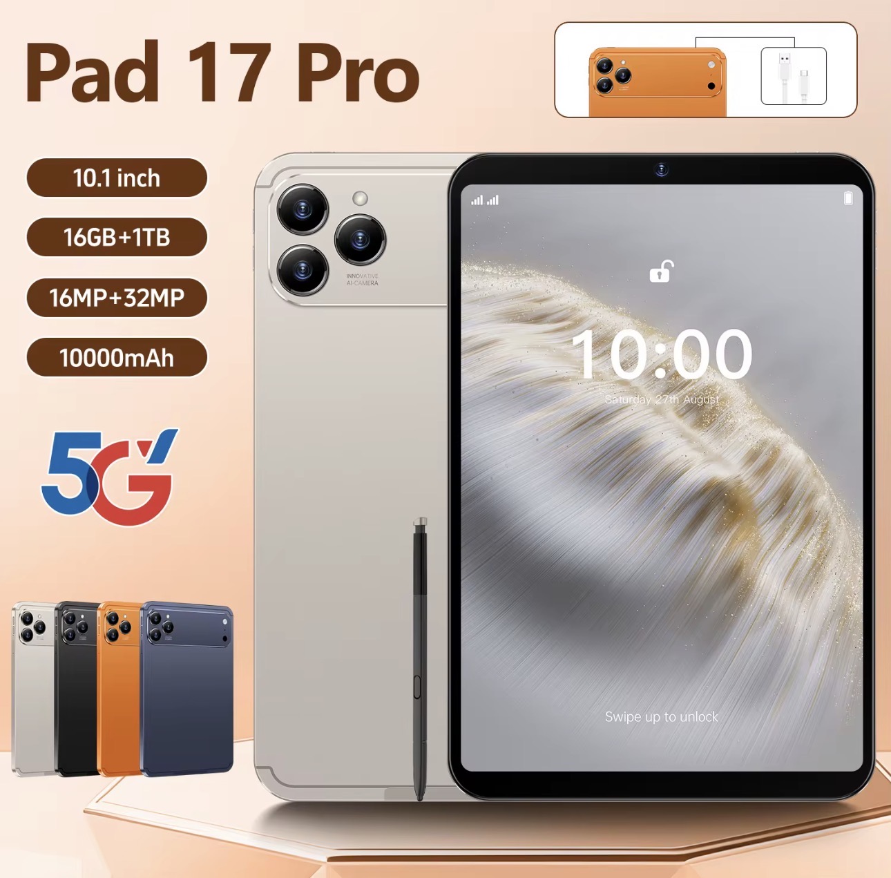 Tablet HK17 PRO 5G