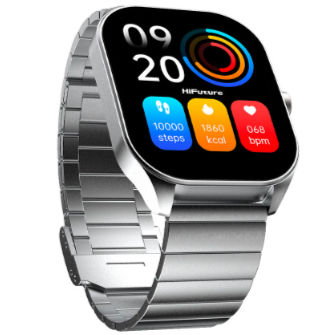 HIFUTURE SMARTWATCH APEX PLATA