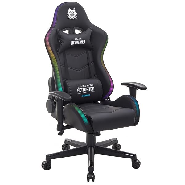 SILLA GAMING RGB SERIE FENRIR CROMAD
