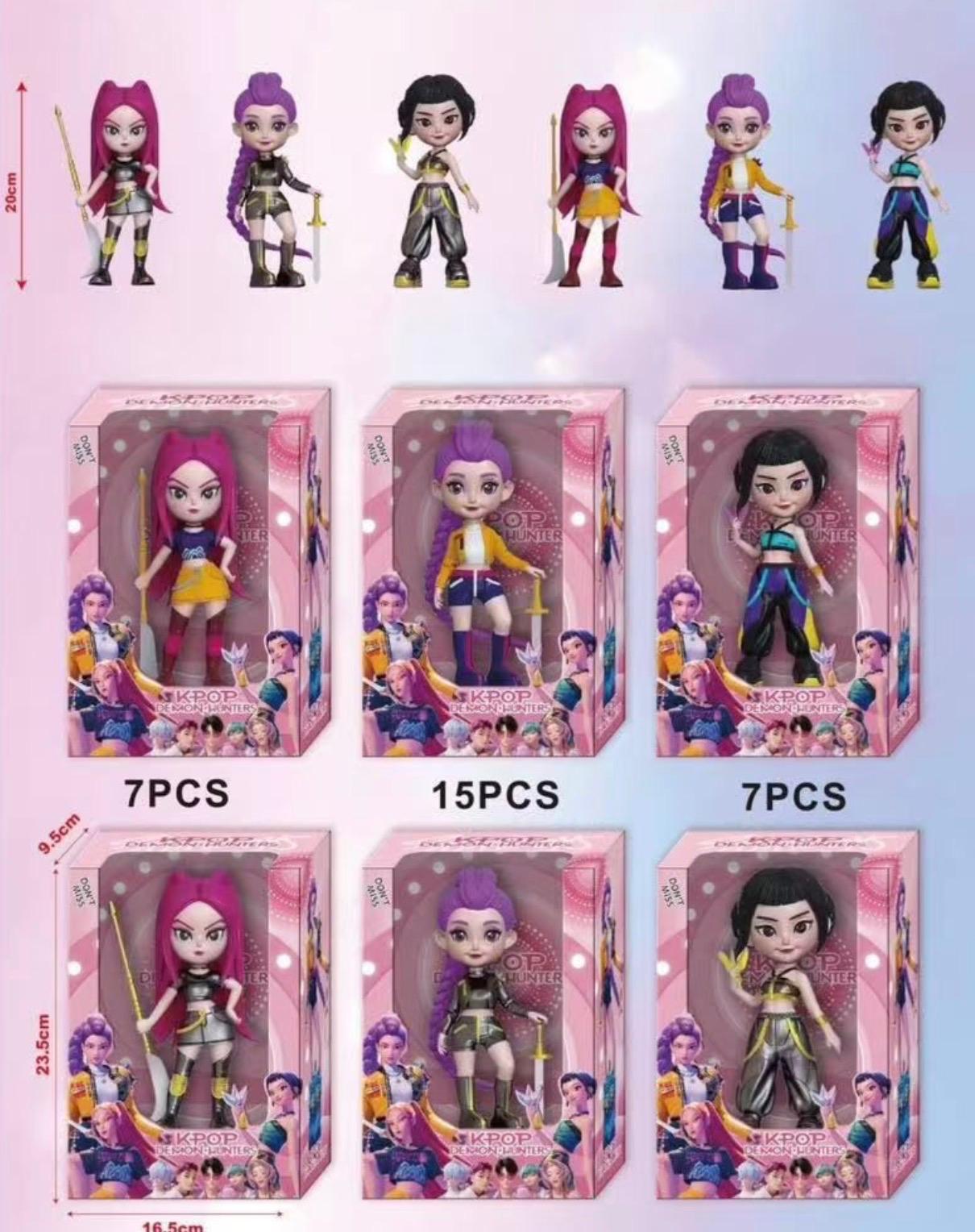 Figuras 20cm muñecas Kpop Hunters 