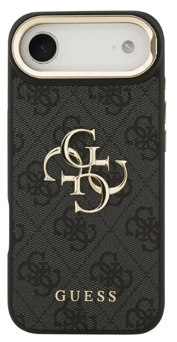 GUESS CARCASA 4G SOPORTE CAMARA IPHONE AIR NEGRO
