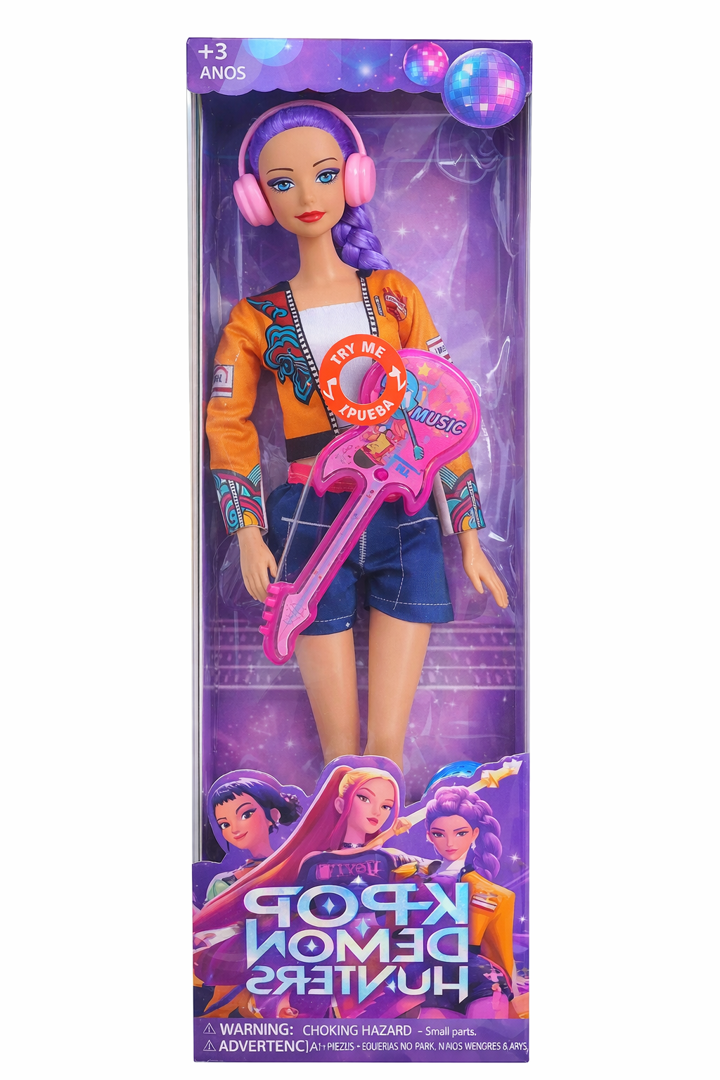 Muñeca Kpop 52cm con música y accesorios 