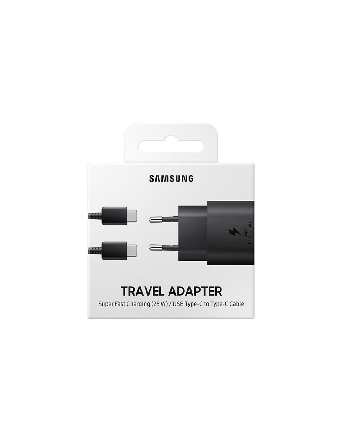 CARGADOR SAMSUNG 25W ADAPTADOR + CABLE USB-C A USB-C 