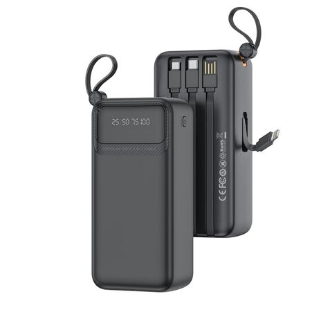 POWERBANK 30000MAH 3 SALIDAS NEGRO PR280 XO