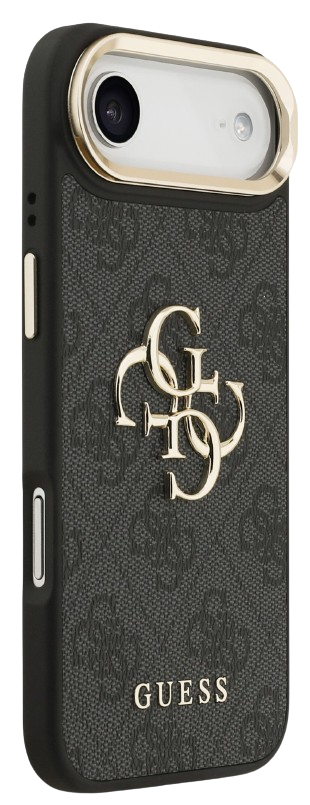 GUESS CARCASA 4G SOPORTE CAMARA IPHONE AIR NEGRO