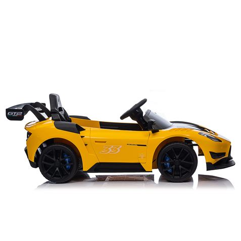 COCHE INFANTIL A BATERIA CON CONTROL REMOTO MASSERATI MC20 GT2 AMARILLO