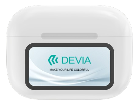 DEVIA AURICULAR BLUETOOTH TRADUCCION CON PANTALLA TWS ANC PRO4 BLANCO