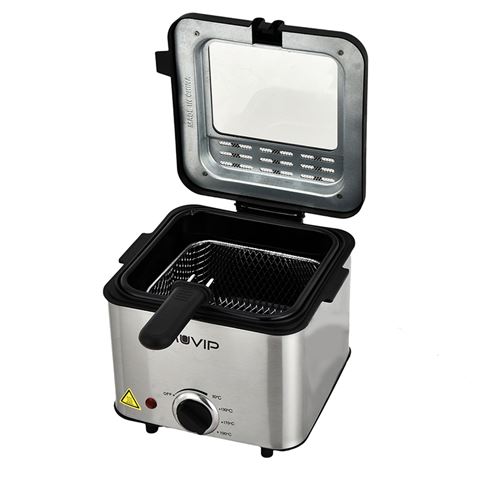 FREIDORA 1.5 LITROS INOXIDABLE 1000W MUVIP