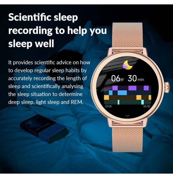 Reloj Inteligente para mujer pantalla amoled