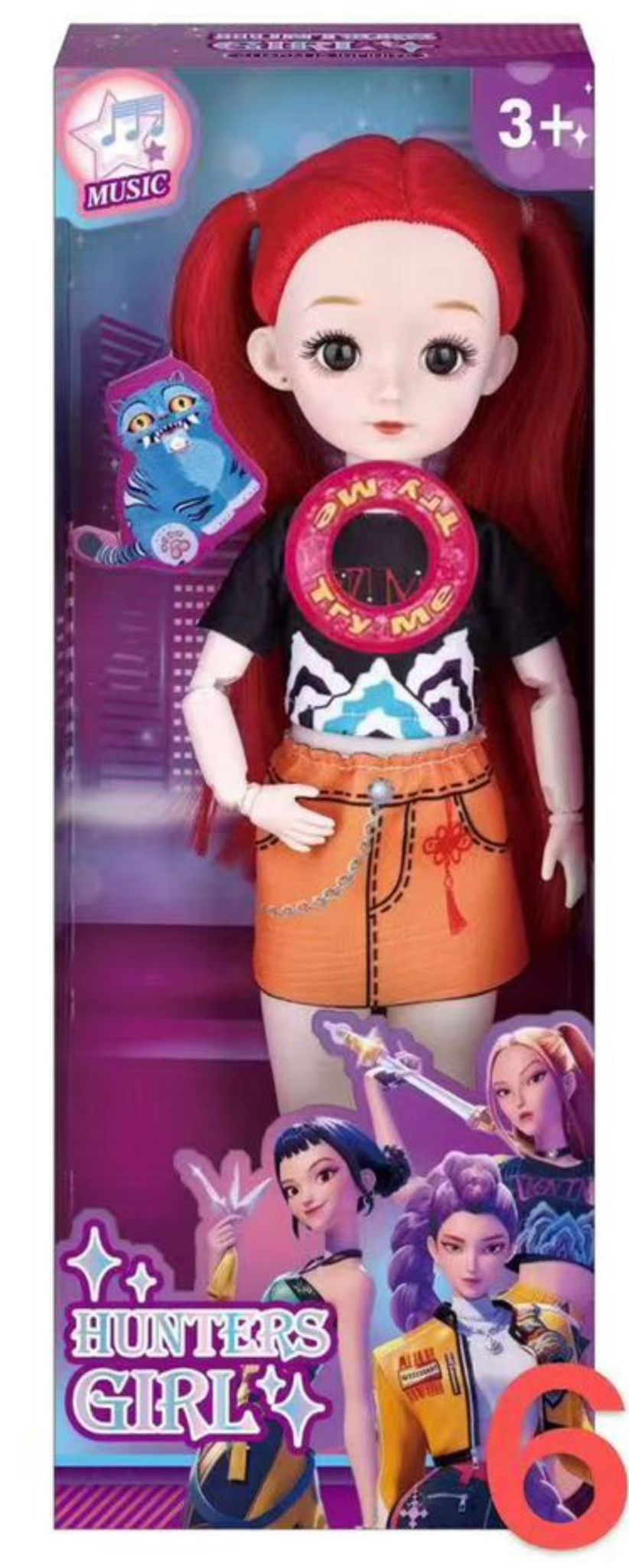 Guerrera Kpop 32.5 cm con música 