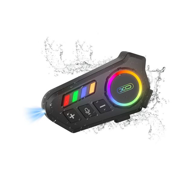 INTERCOMUNICADOR BLUETOOTH PARA CASCO CON RGB BE56 XO