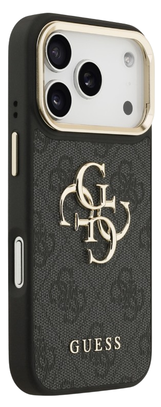 GUESS CARCASA 4G SOPORTE CAMARA IPHONE 17 PRO MAX NEGRO