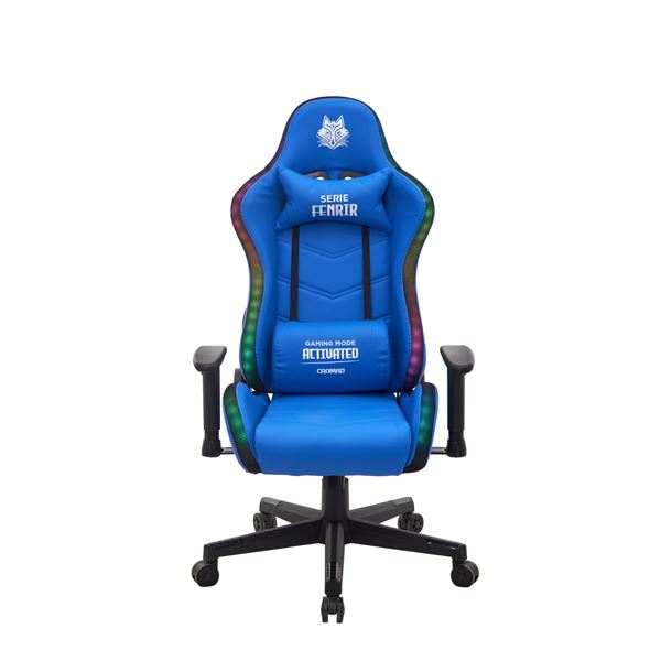 SILLA GAMING RGB SERIE FENRIR CROMAD