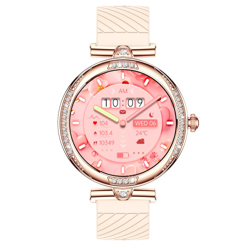 Smartwatch Pantalla Amoled COOL Mónaco + 2 Correas (Llamadas, Salud) Rose Gold