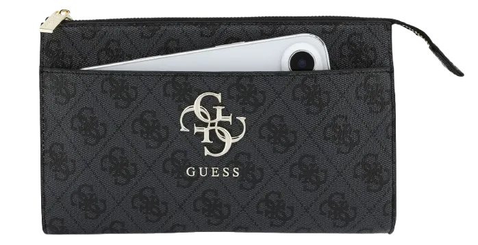 GUESS BOLSO BANDOLERA 4G GRIS