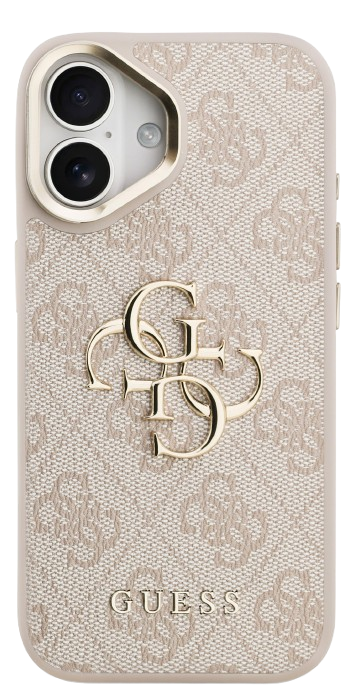 GUESS CARCASA 4G SOPORTE CAMARA IPHONE 17 ROSA