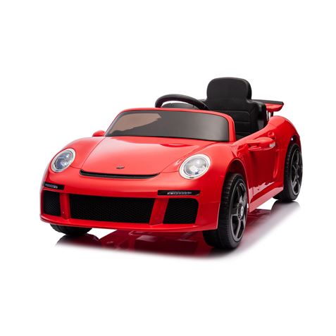 COCHE INFANTIL A BATERIA CON CONTROL REMOTO PORSCHE RUF CTR3 ROJO
