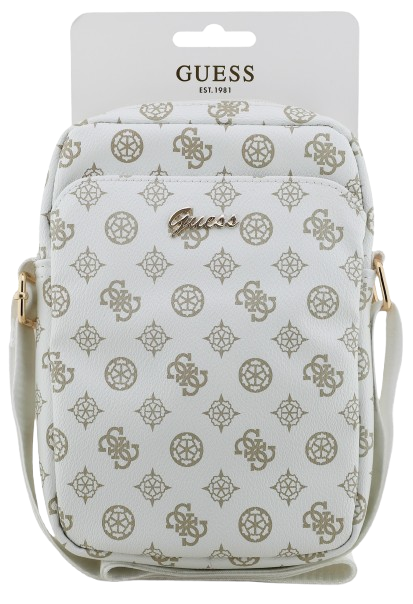 GUESS BANDOLERA 8" PEONY BLANCO