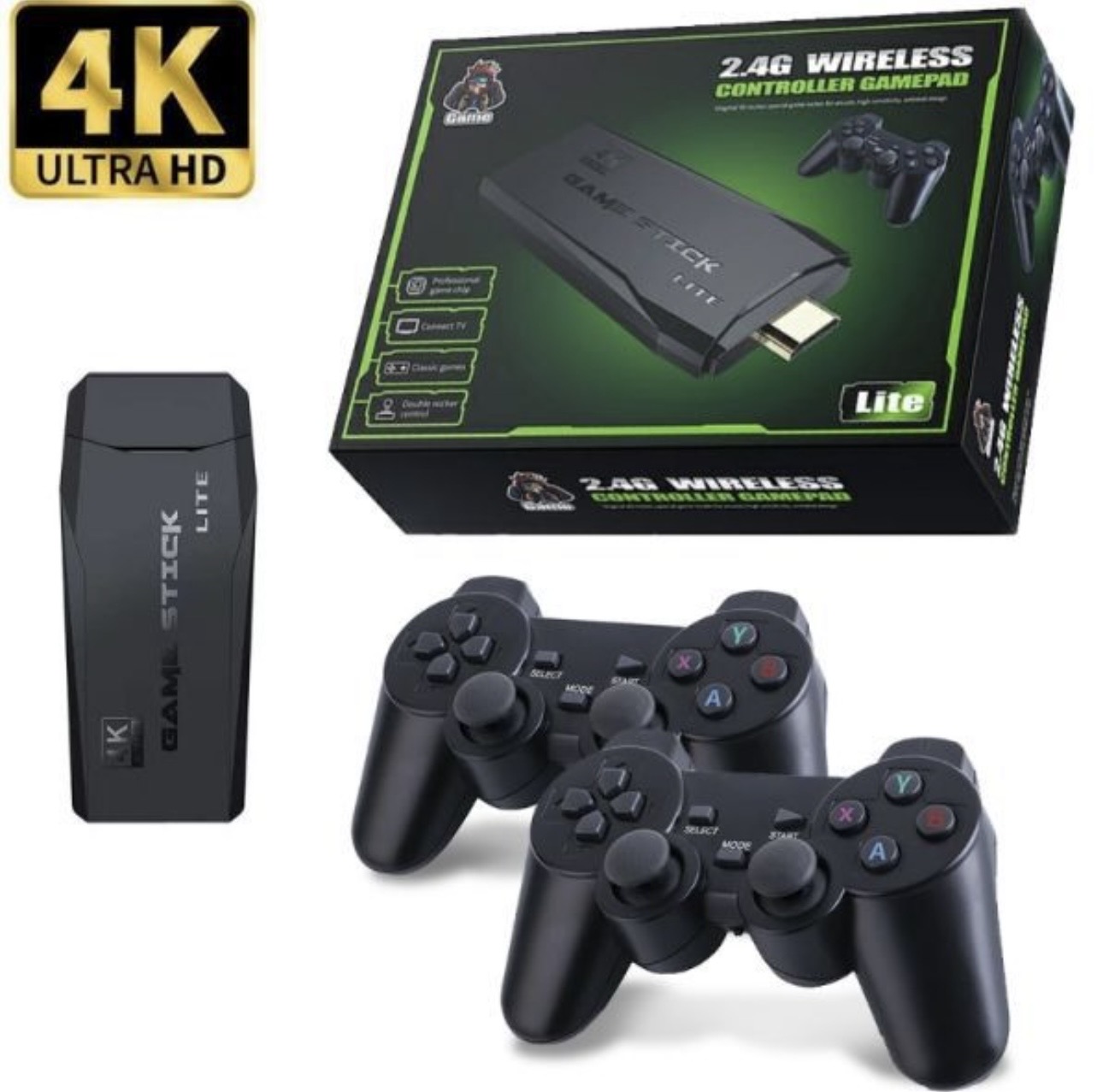 Consola Stick 4K 20000 juegos 