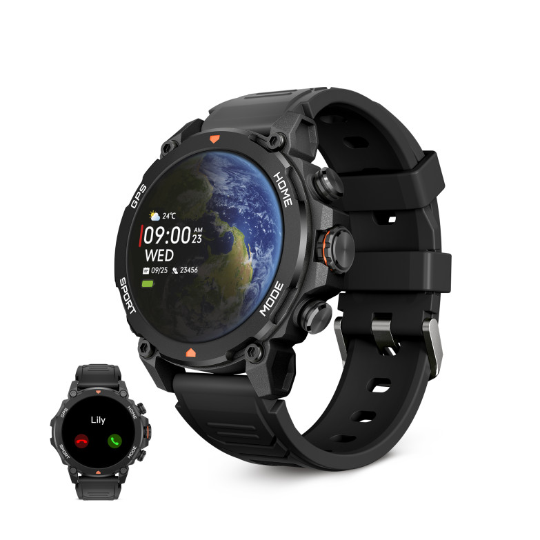 KSIX Explorer Reloj Inteligente Hombre Negro