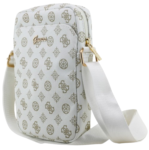GUESS BANDOLERA 8" PEONY BLANCO