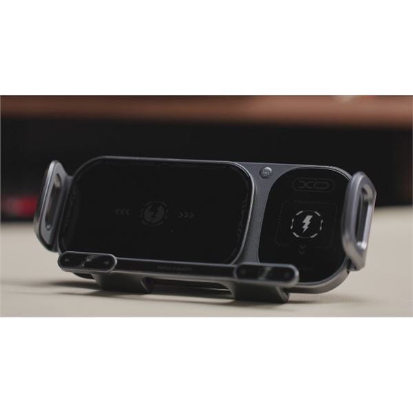 SOPORTE DE COCHE CONTROL TACTIL CON CARGA INALAMBRICA 15W WX042 XO
