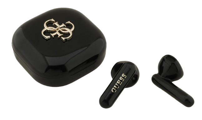 GUESS AURICULAR BLUETOOTH TWS 4G LOGO NEGRO