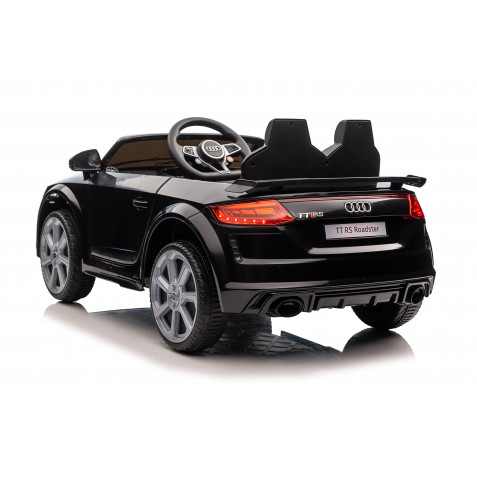 COCHE INFANTIL A BATERIA CON CONTROL REMOTO AUDI TTRS NEGRO