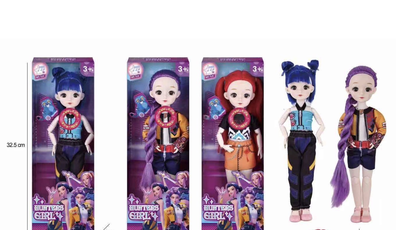 MUÑECA KPOP CON MÚSICA 32cm 