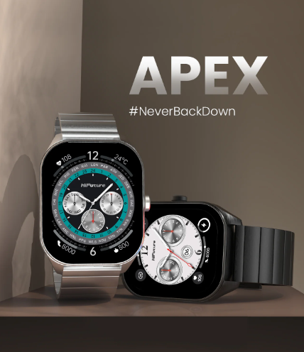 HIFUTURE SMARTWATCH APEX PLATA