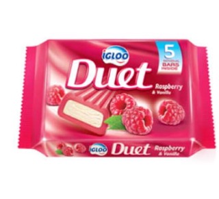  Dried Ice Cream Igloo Duet Raspberry & Vanilla